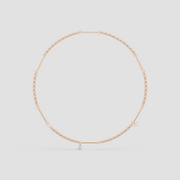 Modern Station Charm Necklace – Minimalist Bar-and-Link Chain with Dangle Accents