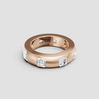 Diamond Band Ring – Square Cut Diamond Eternity Ring