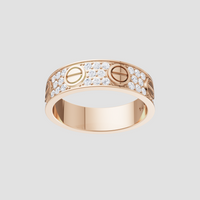 Industrial-Inspired Screw Motif Pavé Band – Modern Statement Ring in Gold, Rose Gold & Black