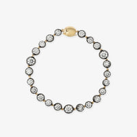 Signature Diamond Button Back Bracelet
